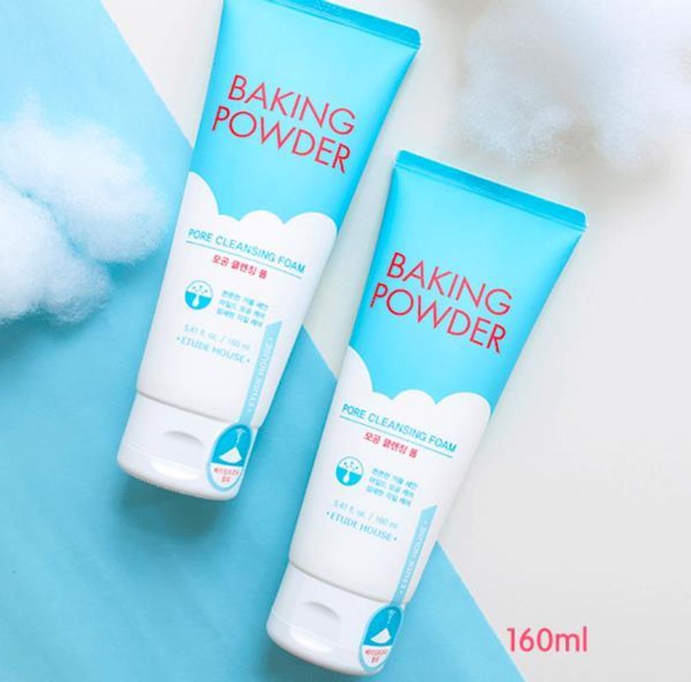 Пенка для умывания с содой ETUDE HOUSE Baking Powder Pore Cleansing Foam 160 мл