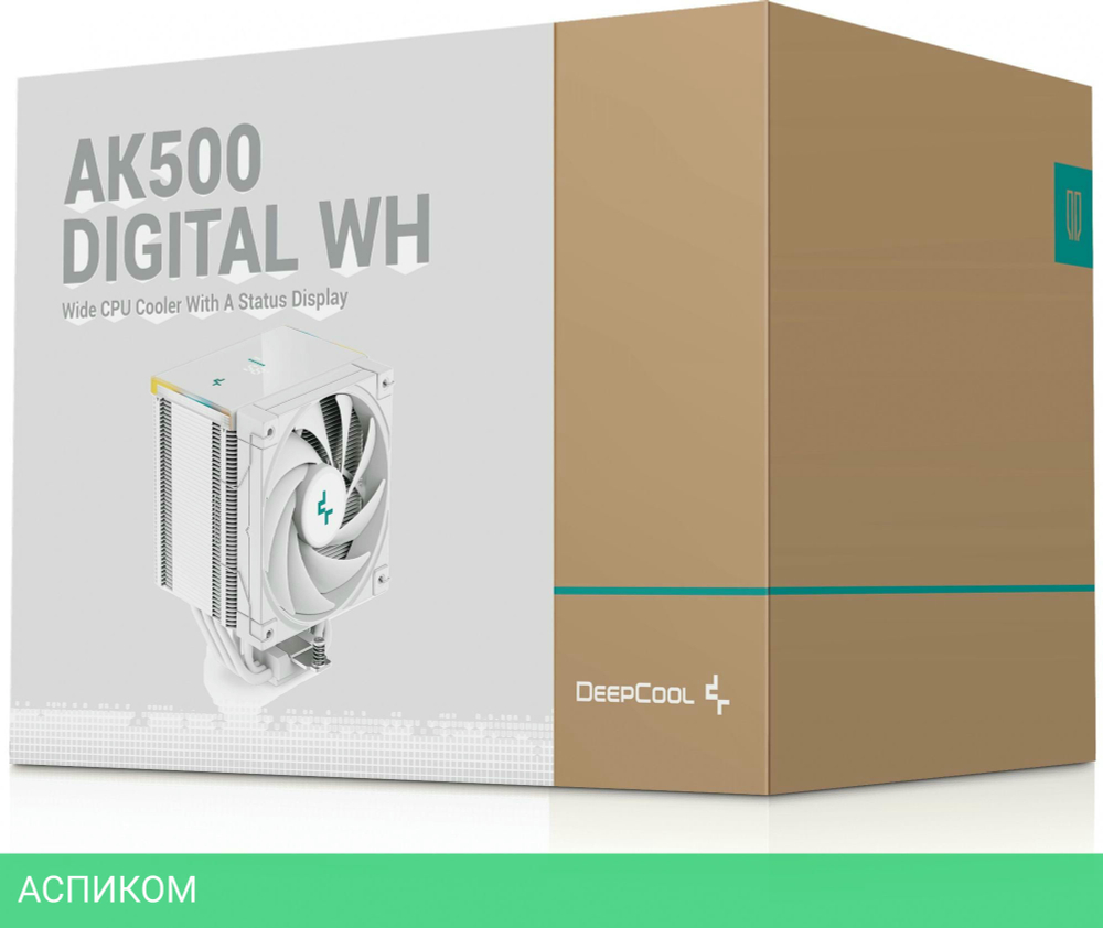 Кулер для процессора DeepCool AK500 Digital White (R-AK500-WHADMN-G)