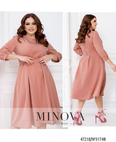 Платье 3174B-пудра Minova Фото 1