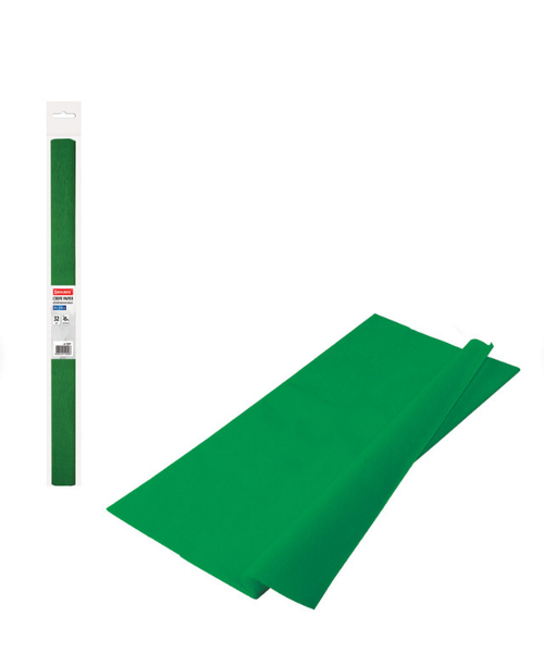 Бумага крепированная 50*250 см темно-зеленая БРАУБЕРГ (126537)