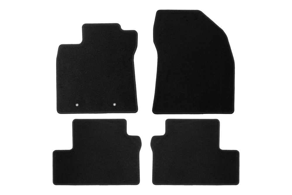 Коврики в салон для TOYOTA Avensis 2008-2011, 2011-2015, 2015-2018, седан, 4 шт. (текстиль) KLEVER01481901200K