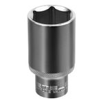 Головка торцевая удлиненная, 30 мм, шестигранная, CrV, под квадрат 1/2 Stels, 13885