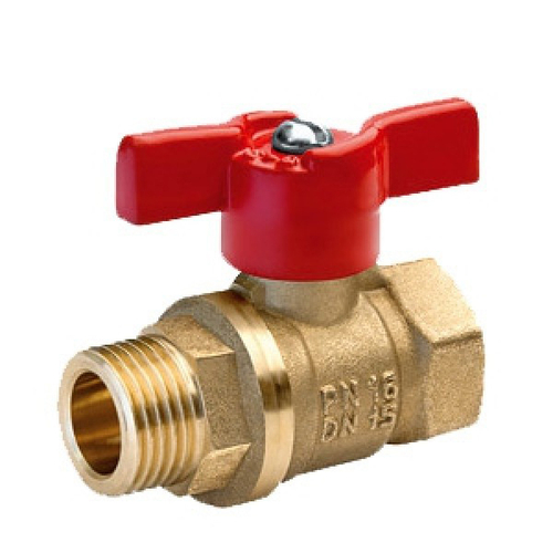 Кран шаровой 3/4'' вн/нар бабочка 11Б27п1 БАЗ Standart PN40