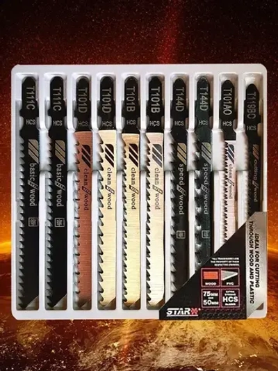 Пилки по дереву для электролобзика набор 10шт AIDELIFE