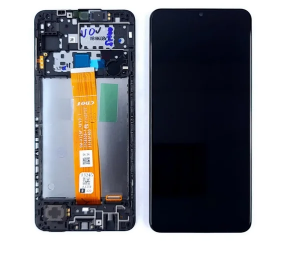 Дисплей для Samsung A125F Galaxy A12 (2020) в сборе с сенсором ( чёрный ) GH82-24491A / 24490A / 247
