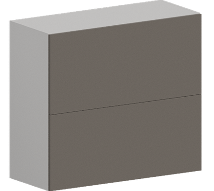 Кухня Модуль ШВГ 801Г Графит / Грей Софт