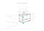 Тумба под раковину AQUATON Лофт Фабрик 80