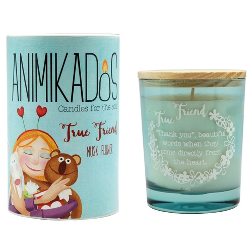 Свеча ароматическая animikados, true friend, 40 ч