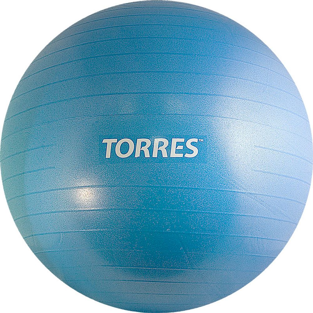 Мяч гимнастический TORRES AL121175BL, диаметр 75см., голубой
