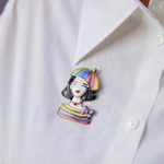 Брошь Shadore Девочка в берете XZ1479.27 M/G