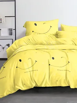 Наволочка комплект 2шт Полисатин Мечта "Smile" 50x70 см на молнии