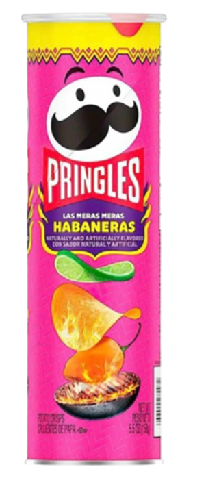 Чипсы Pringles со вкусом Meras Habanera Хабанерас