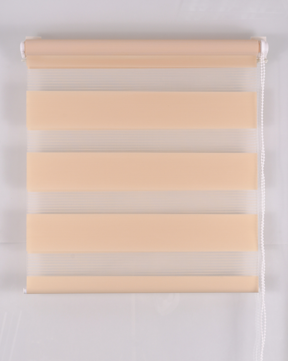 Рулонная штора день и ночь, персик