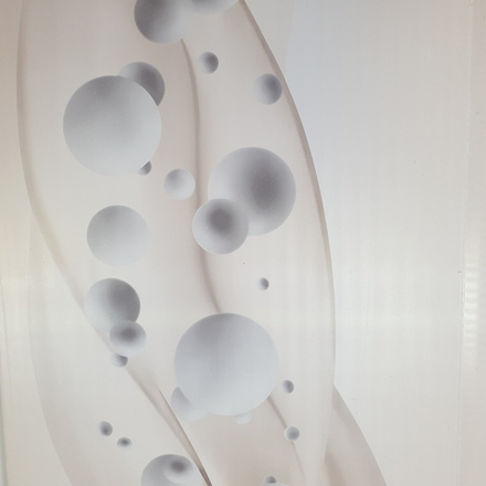 Панель ПВХ голография, 5144 Шарики узор