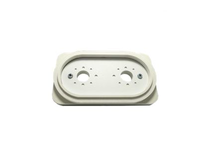 Платформа теневая белая овал DUO под светильник Art GU10 160х90х20мм