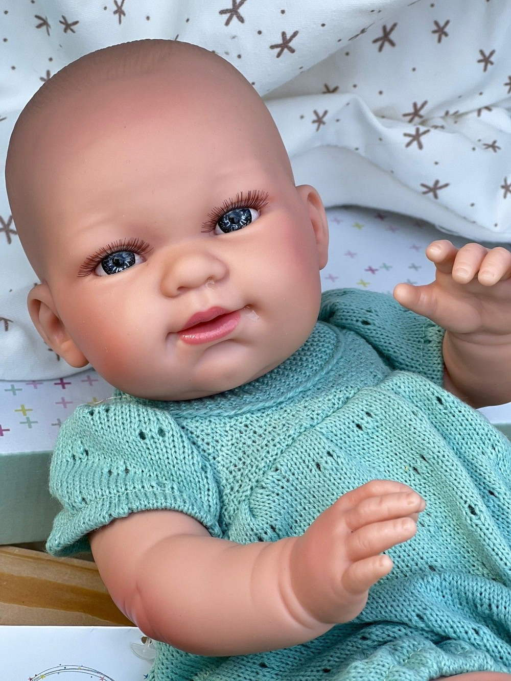Кукла Реборн Nines 37см Baby виниловая (N0231)