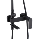 Душевая стойка со смесителем и коротким изливом FENDI BLACK 68050