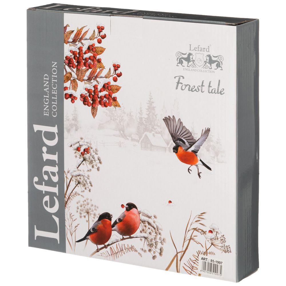 БЛЮДО LEFARD "ЛЕСНАЯ СКАЗКА" КВАДРАТНОЕ 25Х4,2 CM (КОР=12ШТ.)