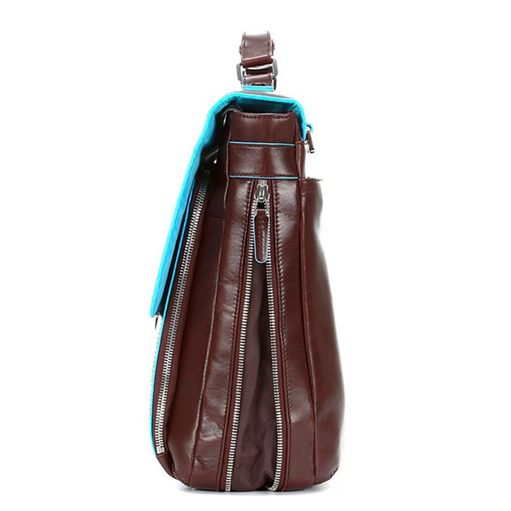 Сумка мужская Piquadro Blue Square коричневая из кожи (CA3111B2/MO) 7