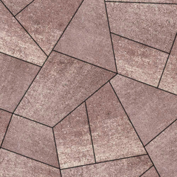 Тротуарная плитка ОРИГАМИ - Искусственный камень Плитняк, комплект из 6 видов плит