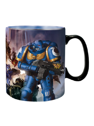 Кружка Warhammer 40K Mug Heat Change Ultramarine & Black Legion