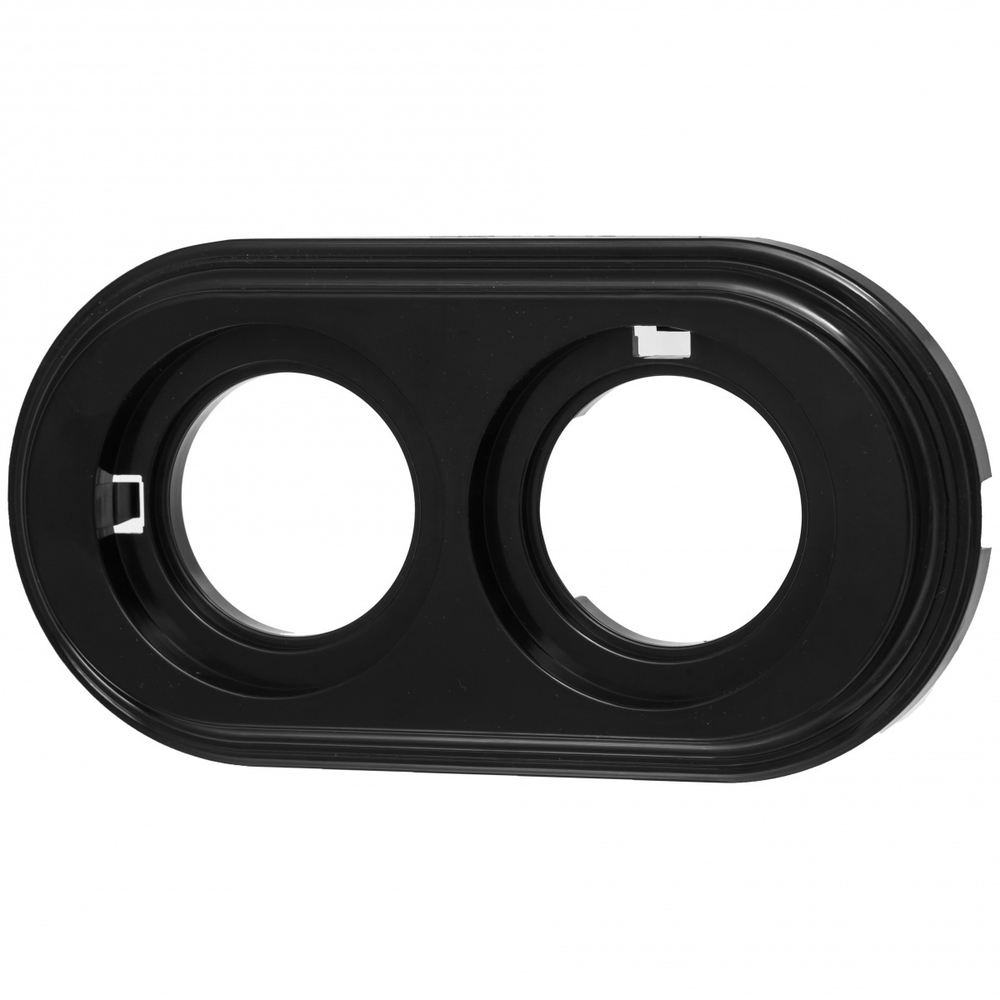 Рамка 2-х постовая, пластик, цвет Черный BF1-620-23