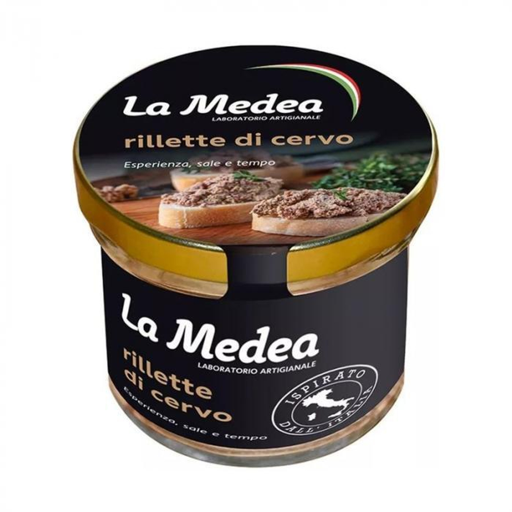 Риллет охотничий 85г банка La Medea