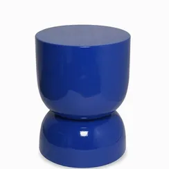 Кофейный столик Prosper Ø32х42, синий глянец