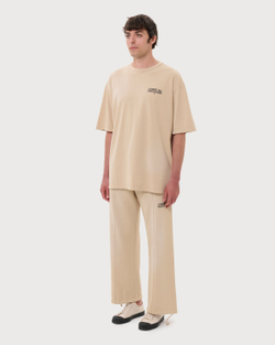 COMME DES FUCKDOWN ФУТБОЛКА БЕЖЕВАЯ