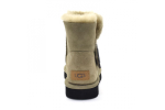 UGG Mini Bailey Graphic Logo Suede Olive