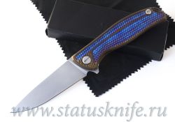 Нож Широгоров Флиппер 95 Горыныч Elmax Фиолетфотография - 1