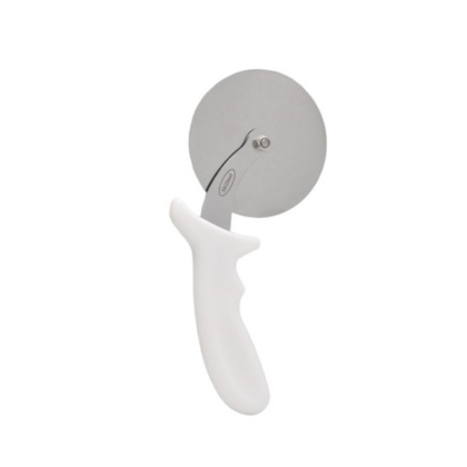 Нож для пиццы D=10, нерж. с белой пластиковой ручкой MGsteel 70490