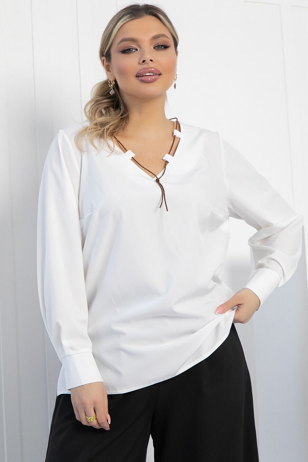 Блуза Свободный вечер (айвори) Б12796-15М LT Collection