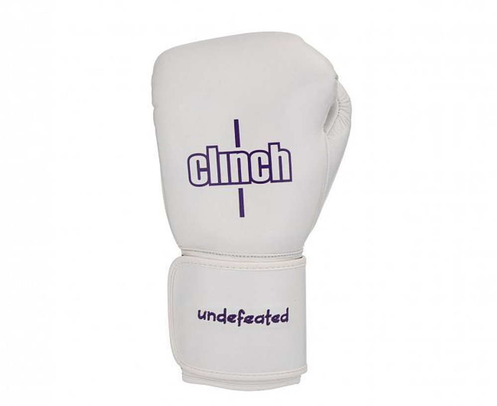 Перчатки боксерские Clinch Undefeated белые C161