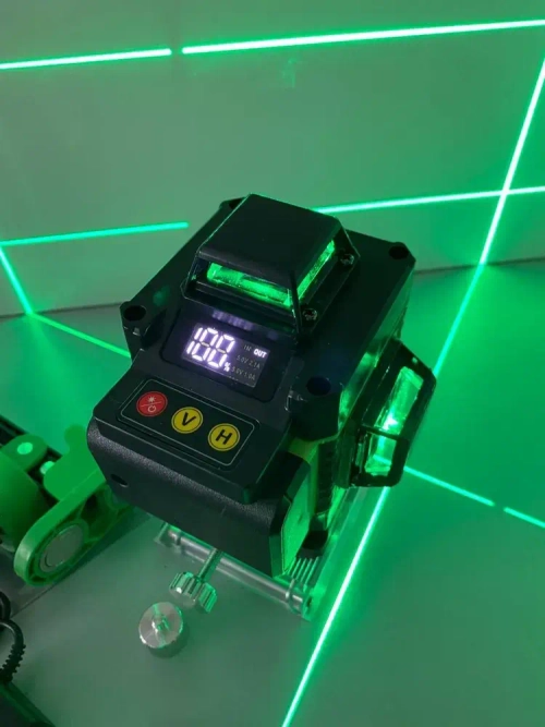 Лазерный уровень/нивелир HilDA 4D 16 Линий, Хилда, Зеленый луч