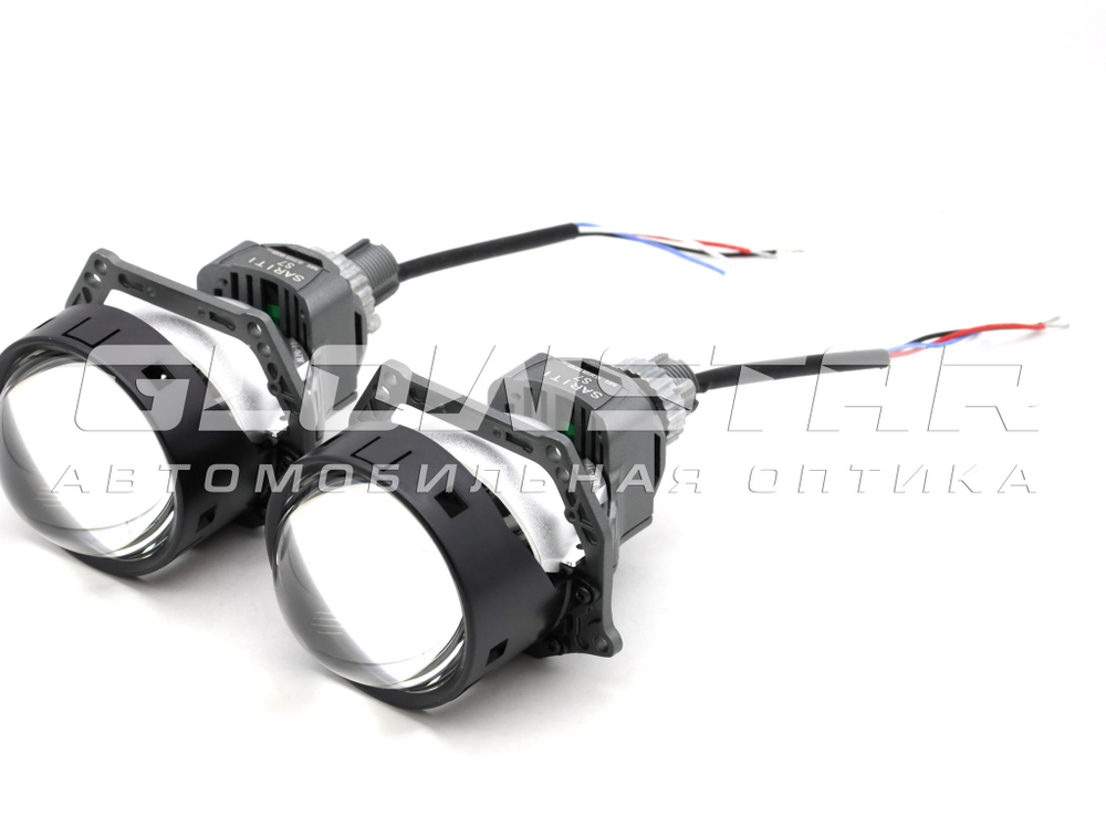 Билед модули Sariti S7 3.0 дюйма, 2 чипа, 5500К, 12V, 49W/58W, крепление 3R и съемное гаечное (комплект, 2шт)