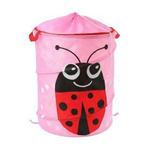 Корзина для игрушек Божья коровка с ручками 34*45см,пакет