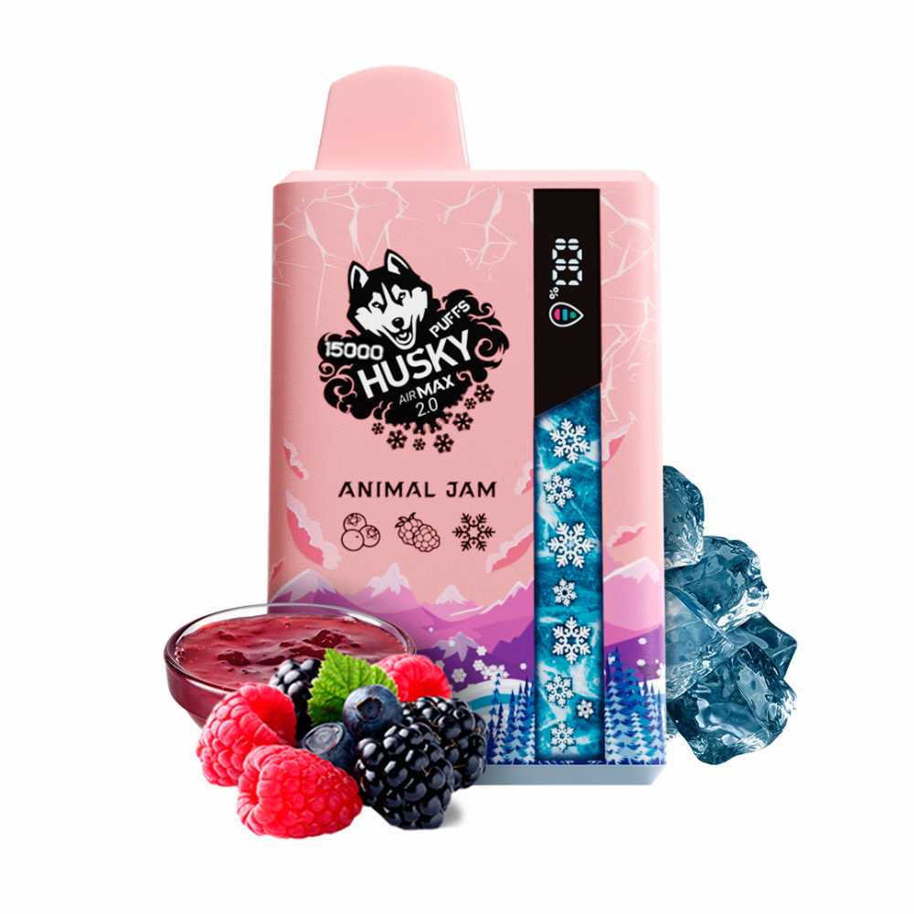 Одноразовая электронная сигарета Husky Airmax 2.0 - Animal Jam (15000 затяжек) Одноразовая электронная сигарета Husky Airmax 2.0 - Animal Jam (15000 затяжек)