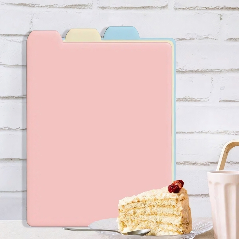 Набор гибких разделочных матов 3 шт разных цветов 24х32 см полипропилен Коллекция 3