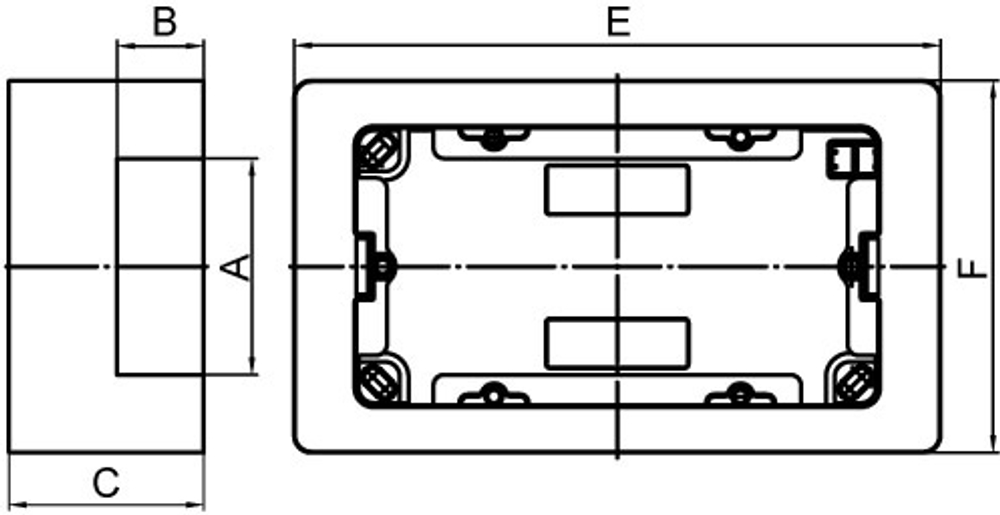 Коробка монтажная универсальная PDD-N 120 DKC