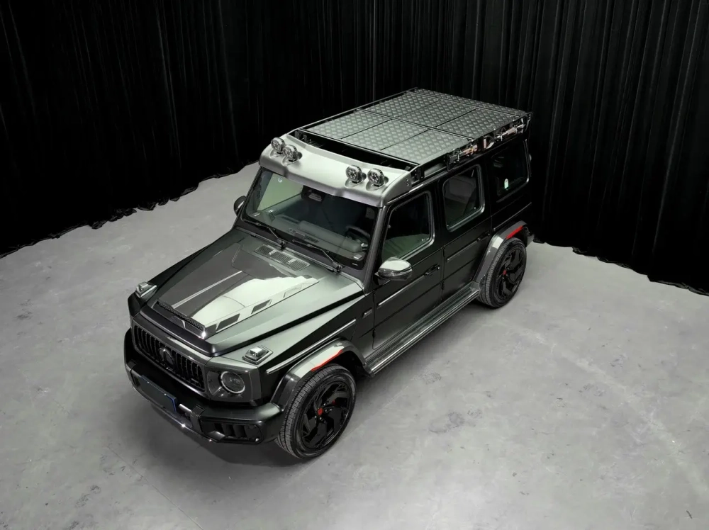 Платформа на крышу с лестницей для Mercedes-Benz G-Class 2024+ W465 G500 G450 G550 Гелик Багажник на крышу