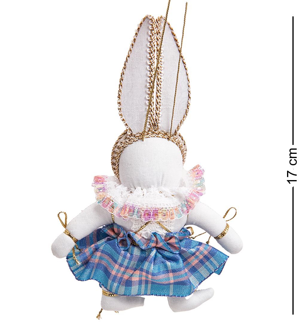 РусКукла RK-862/1 Кукла подвесная «Зайка в юбке»