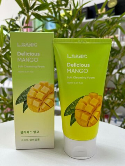 L.Sanic Очищающая пенка для умывания с экстрактом манго, 150мл