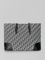 Сумка 22255 комбинированная большая на молнии с двумя косметичками в комплекте