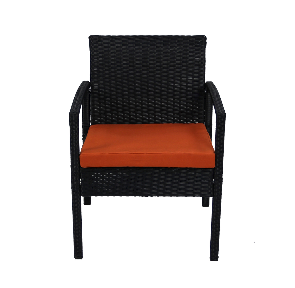 Набор мебели Бостон арт.SFS002 черный, оранжевый "Garden story"