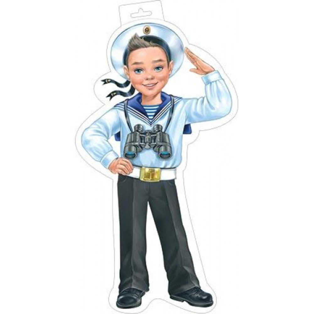 Плакат фигурный "Моряк"