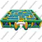 Надувной лабиринт "Кукурузное поле", 10*10*3 м