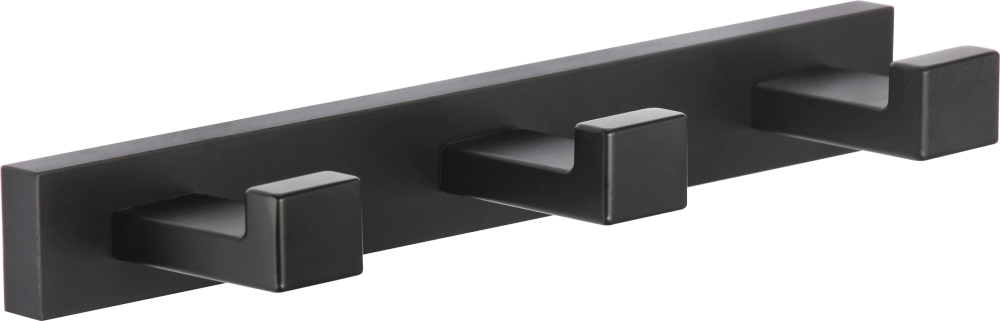 88053-C П/держатель 3 крючка (ЧЕРНЫЙ) GANZER (20/1шт)