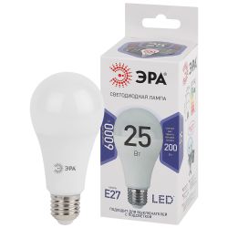 Лампа светодиодная ЭРА STD LED A65-25W-860-E27 E27 / Е27 25Вт груша холодный дневной свет | Лампы cветодиодные Груша (A)