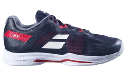 Теннисные кроссовки Babolat SFX3 All Court Men - black/poppy red